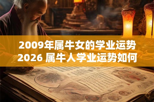 2009年属牛女的学业运势2026 属牛人学业运势如何