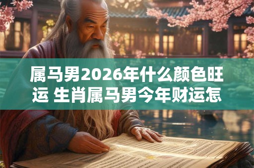 属马男2026年什么颜色旺运 生肖属马男今年财运怎么样