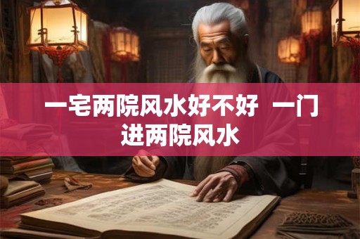 一宅两院风水好不好 一门进两院风水 一宅两院风水好不好 一门进两院风水