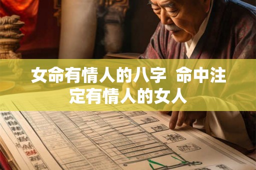 女命有情人的八字  命中注定有情人的女人