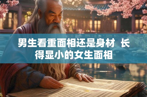 男生看重面相还是身材  长得显小的女生面相