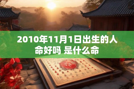 2010年11月1日出生的人命好吗 是什么命