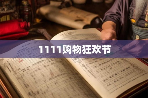 1111购物狂欢节
