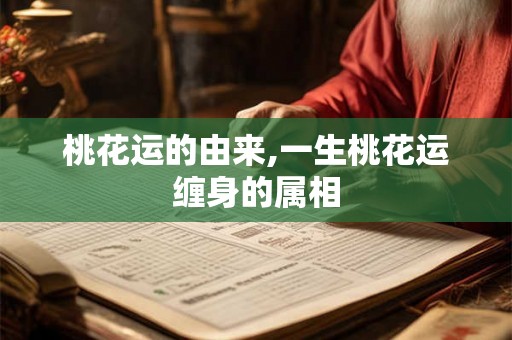 桃花运的由来,一生桃花运缠身的属相