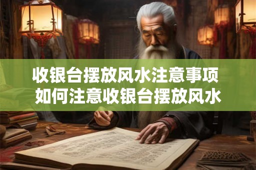 收银台摆放风水注意事项 如何注意收银台摆放风水