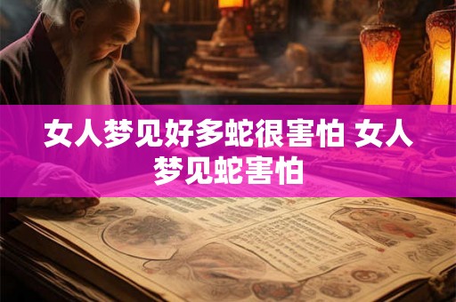 女人梦见好多蛇很害怕 女人梦见蛇害怕