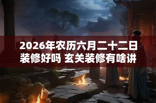 2026年农历六月二十二日装修好吗 玄关装修有啥讲究