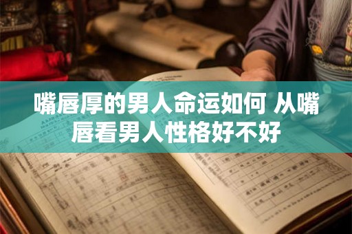 嘴唇厚的男人命运如何 从嘴唇看男人性格好不好