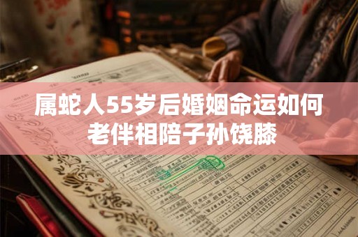 属蛇人55岁后婚姻命运如何 老伴相陪子孙饶膝