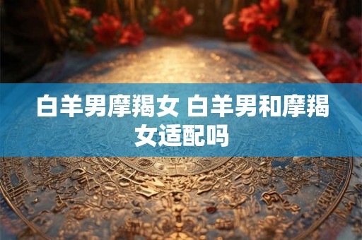 白羊男摩羯女 白羊男和摩羯女适配吗 白羊男摩羯女 白羊男和摩羯女适配吗