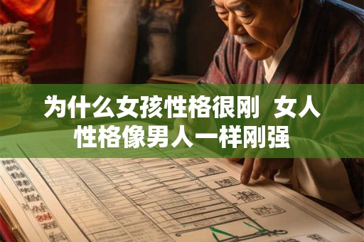 为什么女孩性格很刚  女人性格像男人一样刚强