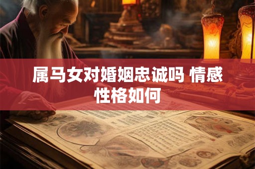 属马女对婚姻忠诚吗 情感性格如何