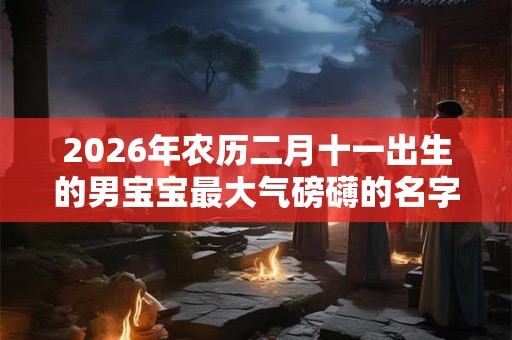 2026年农历二月十一出生的男宝宝最大气磅礴的名字