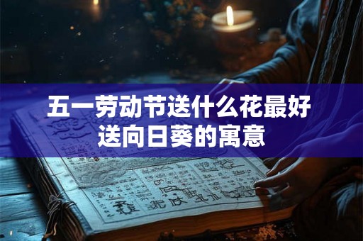 五一劳动节送什么花最好 送向日葵的寓意