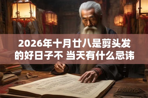 2026年十月廿八是剪头发的好日子不 当天有什么忌讳