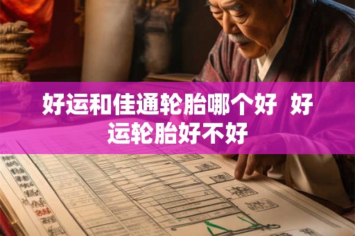 好运和佳通轮胎哪个好 好运轮胎好不好 好运和佳通轮胎哪个好 好运轮胎好不好