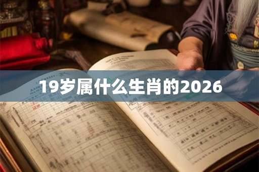 19岁属什么生肖的2026