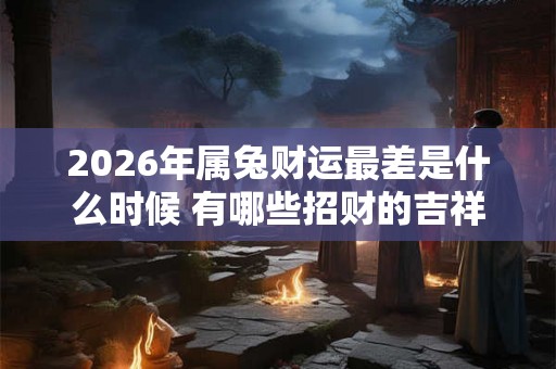 2026年属兔财运最差是什么时候 有哪些招财的吉祥物 2026年属兔财运最差是什么时候 有哪些招财的吉祥物