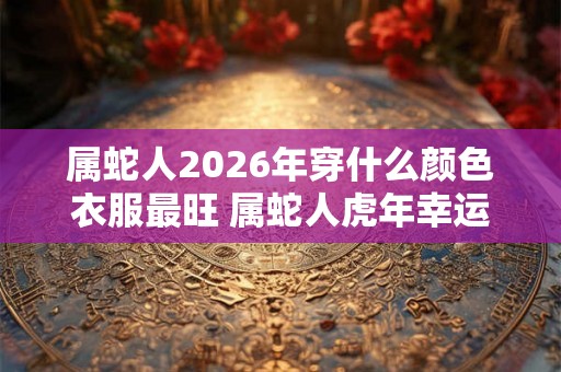 属蛇人2026年穿什么颜色衣服最旺 属蛇人虎年幸运色是什么