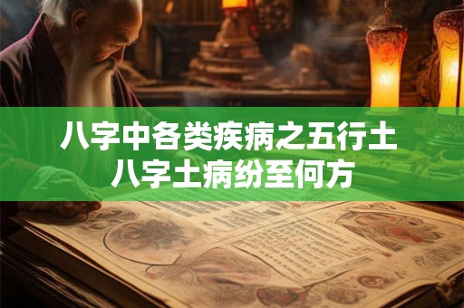 八字中各类疾病之五行土 八字土病纷至何方 八字中各类疾病之五行土 八字土病纷至何方
