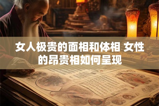女人极贵的面相和体相 女性的昂贵相如何呈现 女人极贵的面相和体相 女性的昂贵相如何呈现