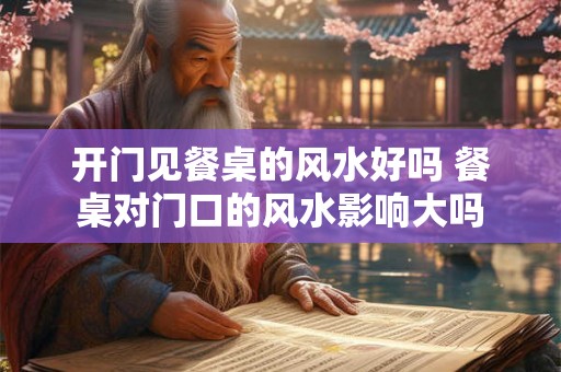 开门见餐桌的风水好吗 餐桌对门口的风水影响大吗