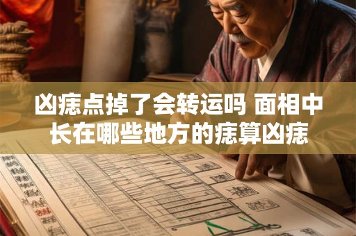 凶痣点掉了会转运吗 面相中长在哪些地方的痣算凶痣