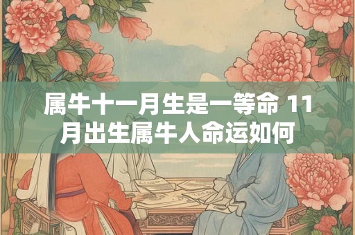 属牛十一月生是一等命 11月出生属牛人命运如何