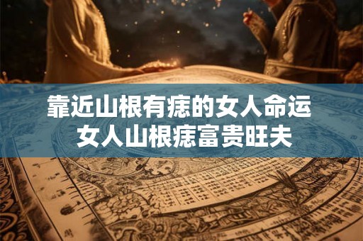 靠近山根有痣的女人命运  女人山根痣富贵旺夫