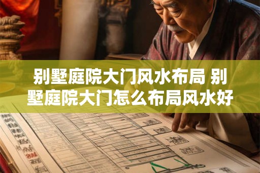 别墅庭院大门风水布局 别墅庭院大门怎么布局风水好