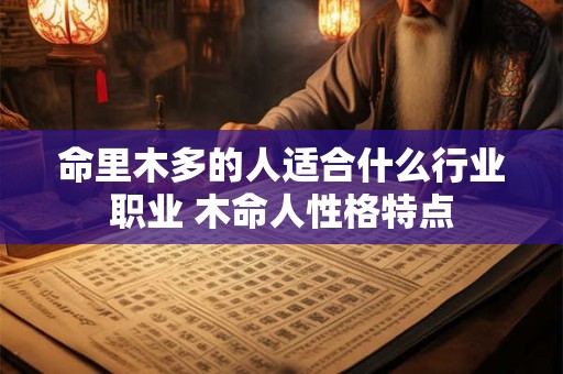 命里木多的人适合什么行业职业 木命人性格特点