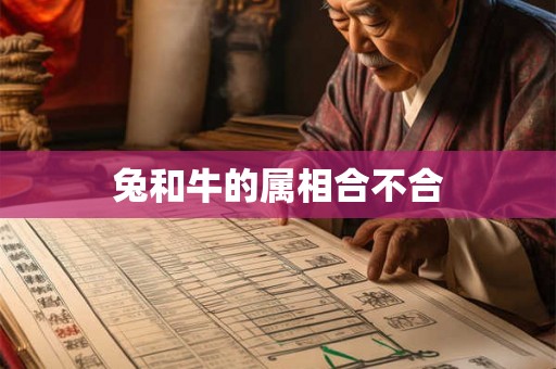 兔和牛的属相合不合 兔和牛的属相合不合