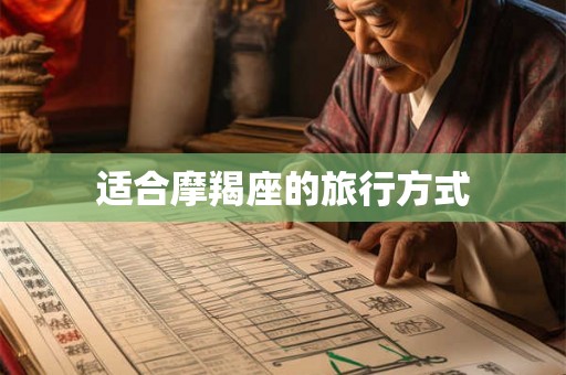适合摩羯座的旅行方式