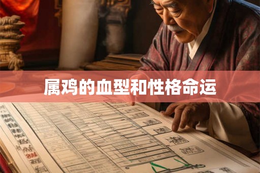 属鸡的血型和性格命运