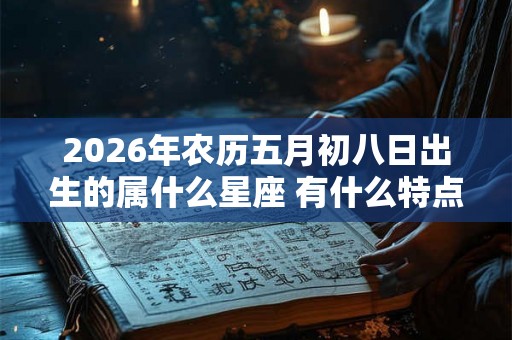 2026年农历五月初八日出生的属什么星座 有什么特点