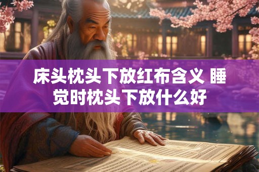 床头枕头下放红布含义 睡觉时枕头下放什么好