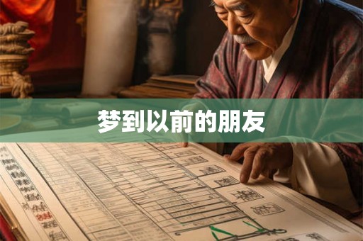 梦到以前的朋友