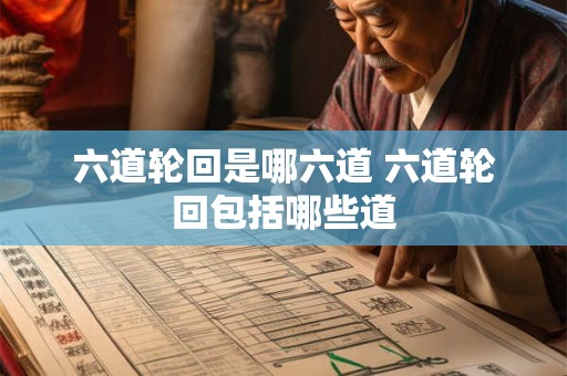 六道轮回是哪六道 六道轮回包括哪些道