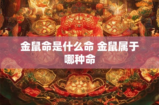 金鼠命是什么命 金鼠属于哪种命 金鼠命是什么命 金鼠属于哪种命