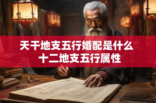 天干地支五行婚配是什么  十二地支五行属性