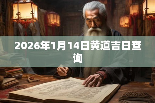 2026年1月14日黄道吉日查询