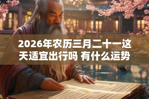 2026年农历三月二十一这天适宜出行吗 有什么运势指南 2026年农历三月二十一这天适宜出行吗 有什么运势指南