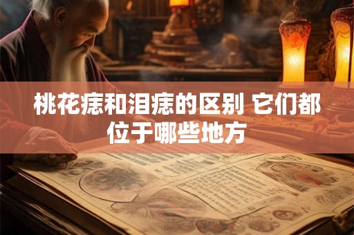 桃花痣和泪痣的区别 它们都位于哪些地方