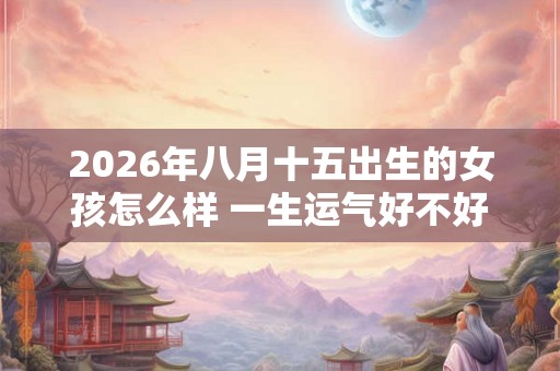 2026年八月十五出生的女孩怎么样 一生运气好不好 2026年八月十五出生的女孩怎么样 一生运气好不好