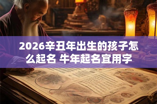 2026辛丑年出生的孩子怎么起名 牛年起名宜用字