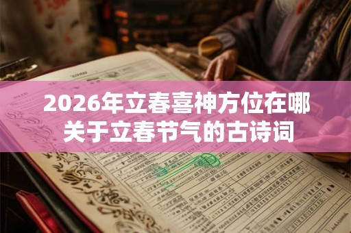 2026年立春喜神方位在哪 关于立春节气的古诗词