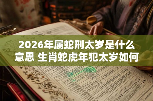 2026年属蛇刑太岁是什么意思 生肖蛇虎年犯太岁如何化解