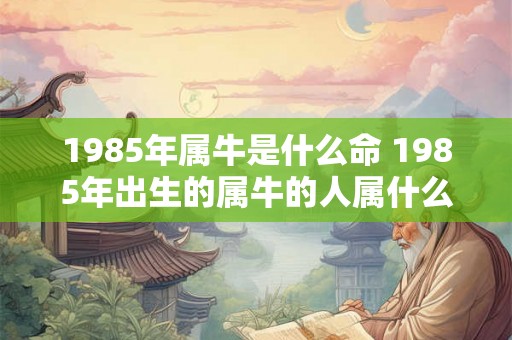1985年属牛是什么命 1985年出生的属牛的人属什么命