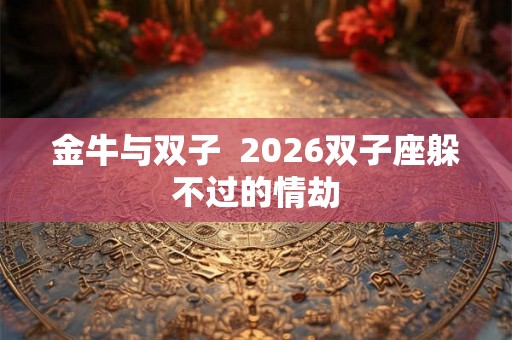 金牛与双子  2026双子座躲不过的情劫