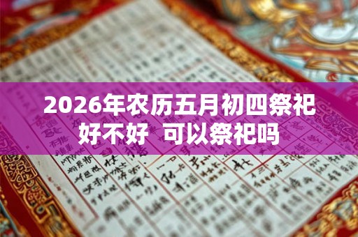 2026年农历五月初四祭祀好不好 可以祭祀吗 2026年农历五月初四祭祀好不好 可以祭祀吗